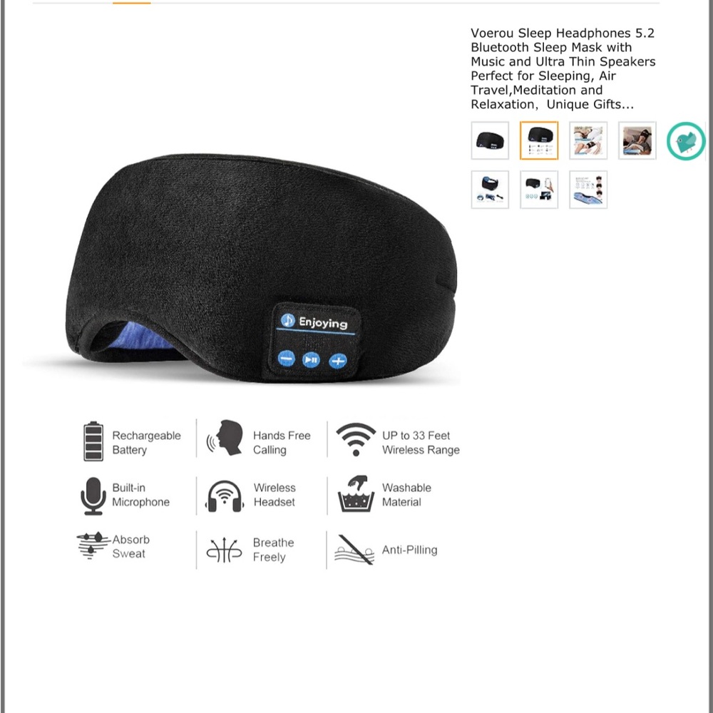 Voerou- Wireless Sleeping Mask